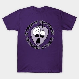 Stand Up & Panic Recording Studios (Prestonized version) logo T-Shirt